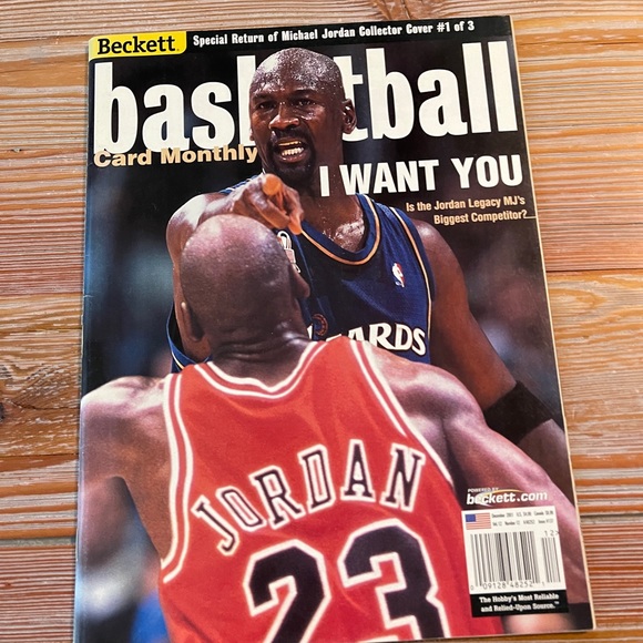Michael Jordan RARE Beckett Magazine Issue #137 December 2001 Chicago Bulls - Picture 1 of 6